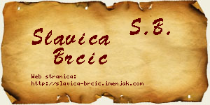 Slavica Brčić vizit kartica